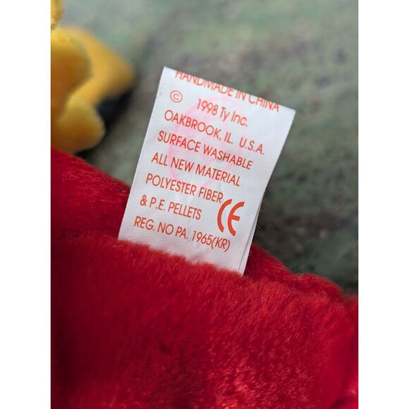 Jabber the Parrot – TY Beanie Baby – MWMT – 1998 – Retired - Picture 3 of 3